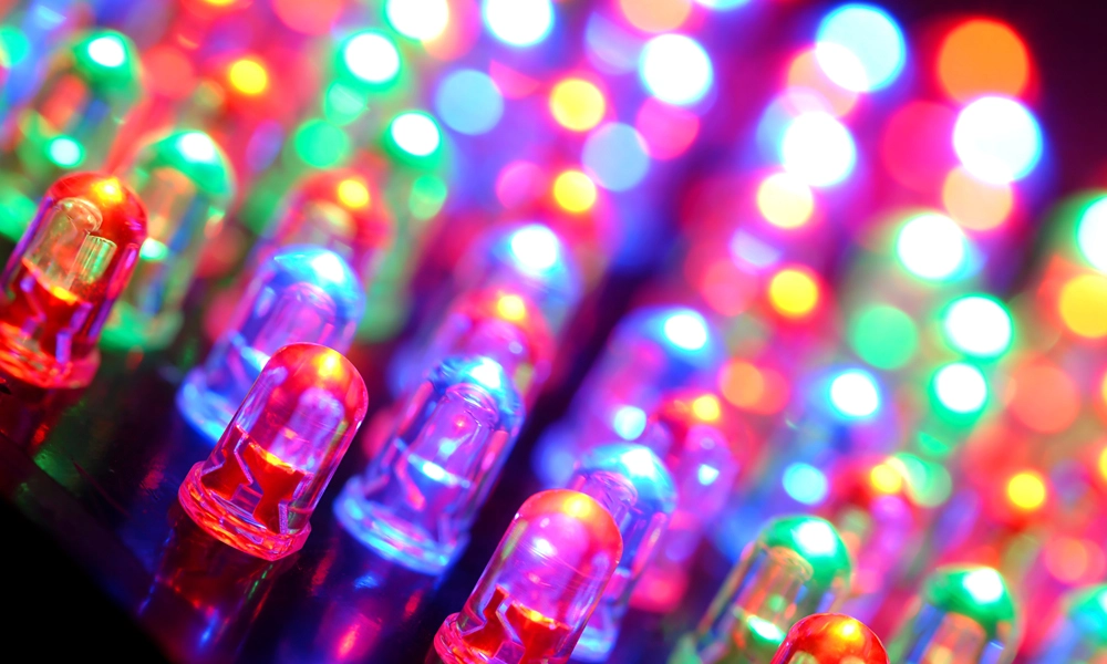 Here's a high-quality, professional digital image that captures the essence of LEDs technology and its diverse applications